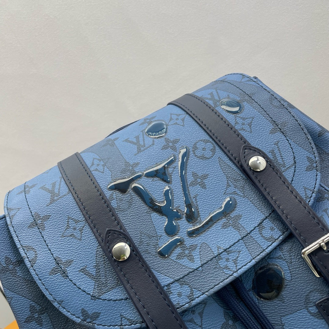 LOUIS VUITTON CHRISTOPHER MM Backpack/Top Quality M22636