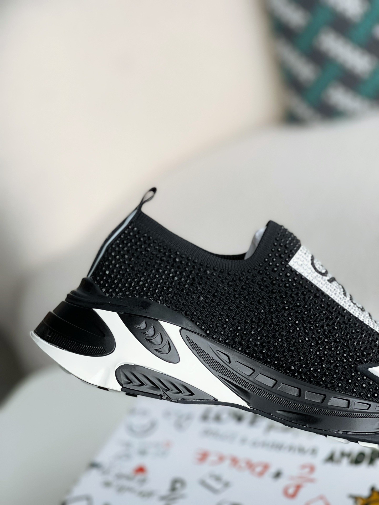 【#2671】Dolce&Gabbana Hot Drill Sneakers