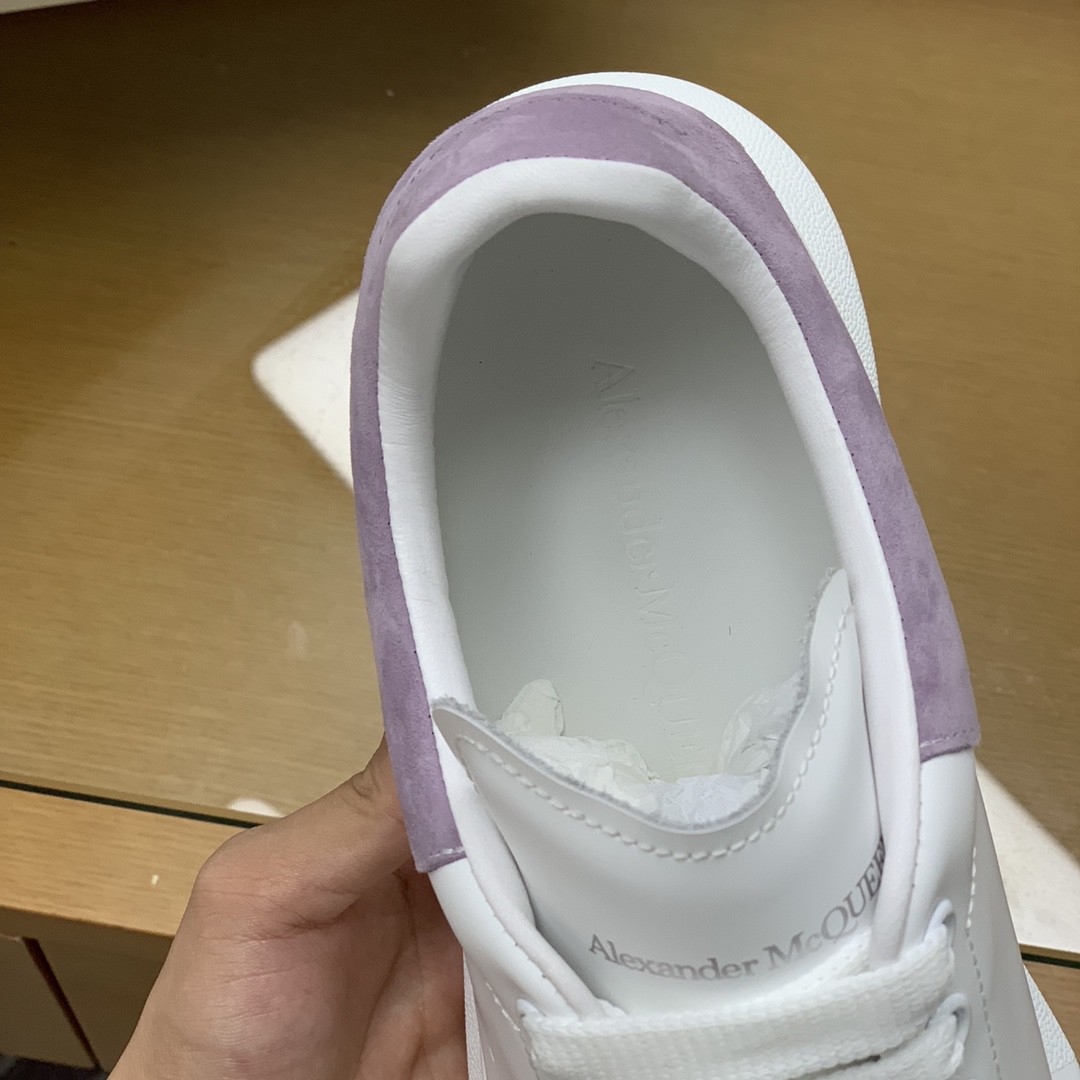 Alexander McQueen MQ Lilac purple veIvet tail Sneakers