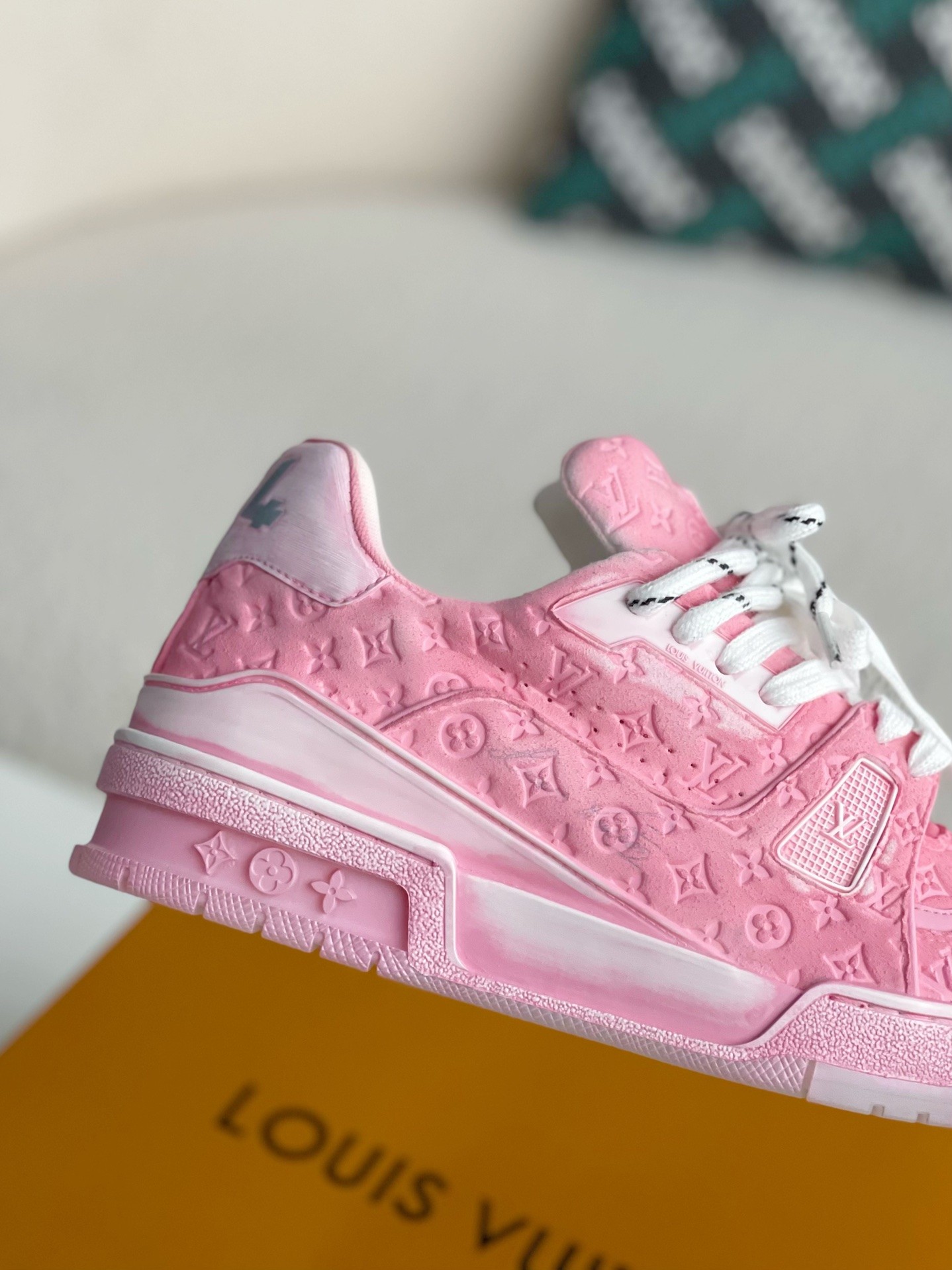 [#3565」 LOUIS VUITTON TRAINER SNEAKERS