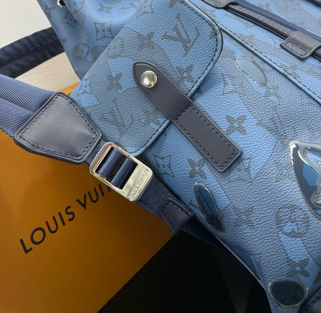 LOUIS VUITTON CHRISTOPHER MM Backpack/Top Quality M22636