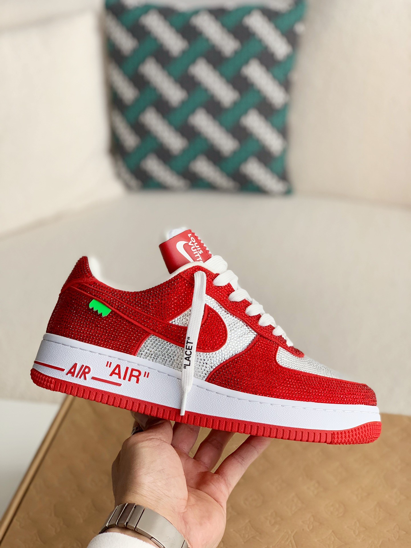 LOUIS VUITTON x NIKE AIR FORCE 1 SNEAKER