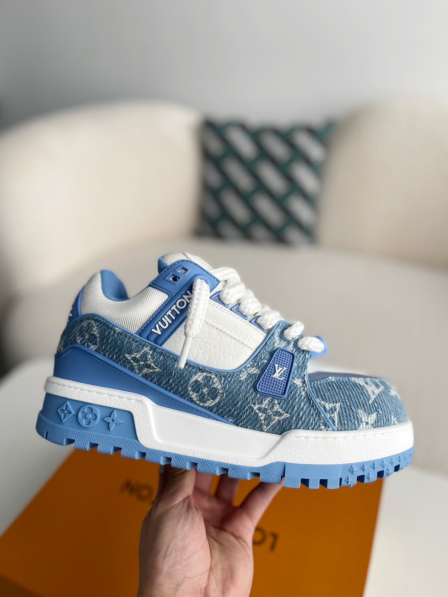 [#3358」 LOUIS VUITTON TRAINER 2023Show style Sneakers