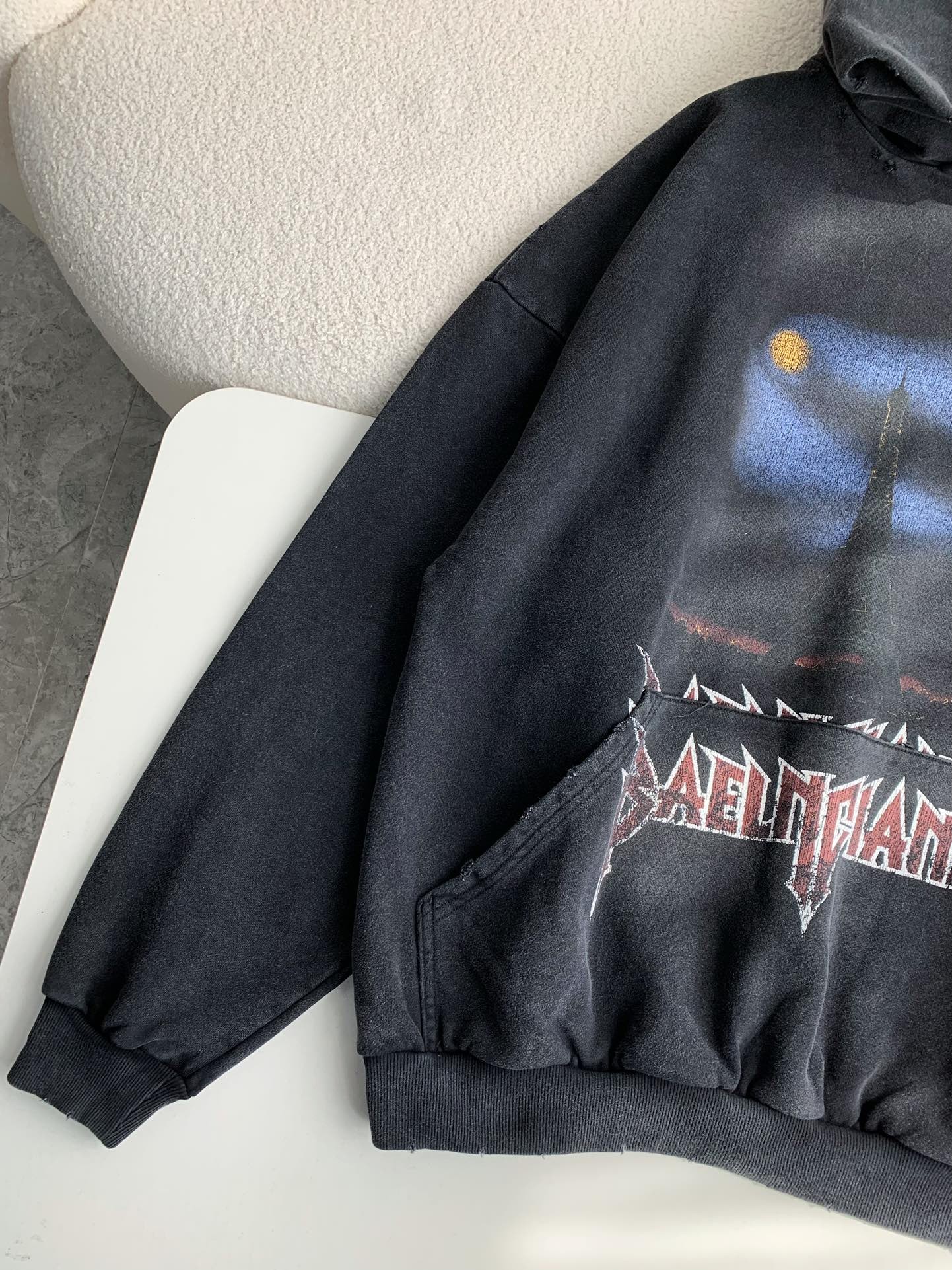 Balenciaga lron Tower print hoodie