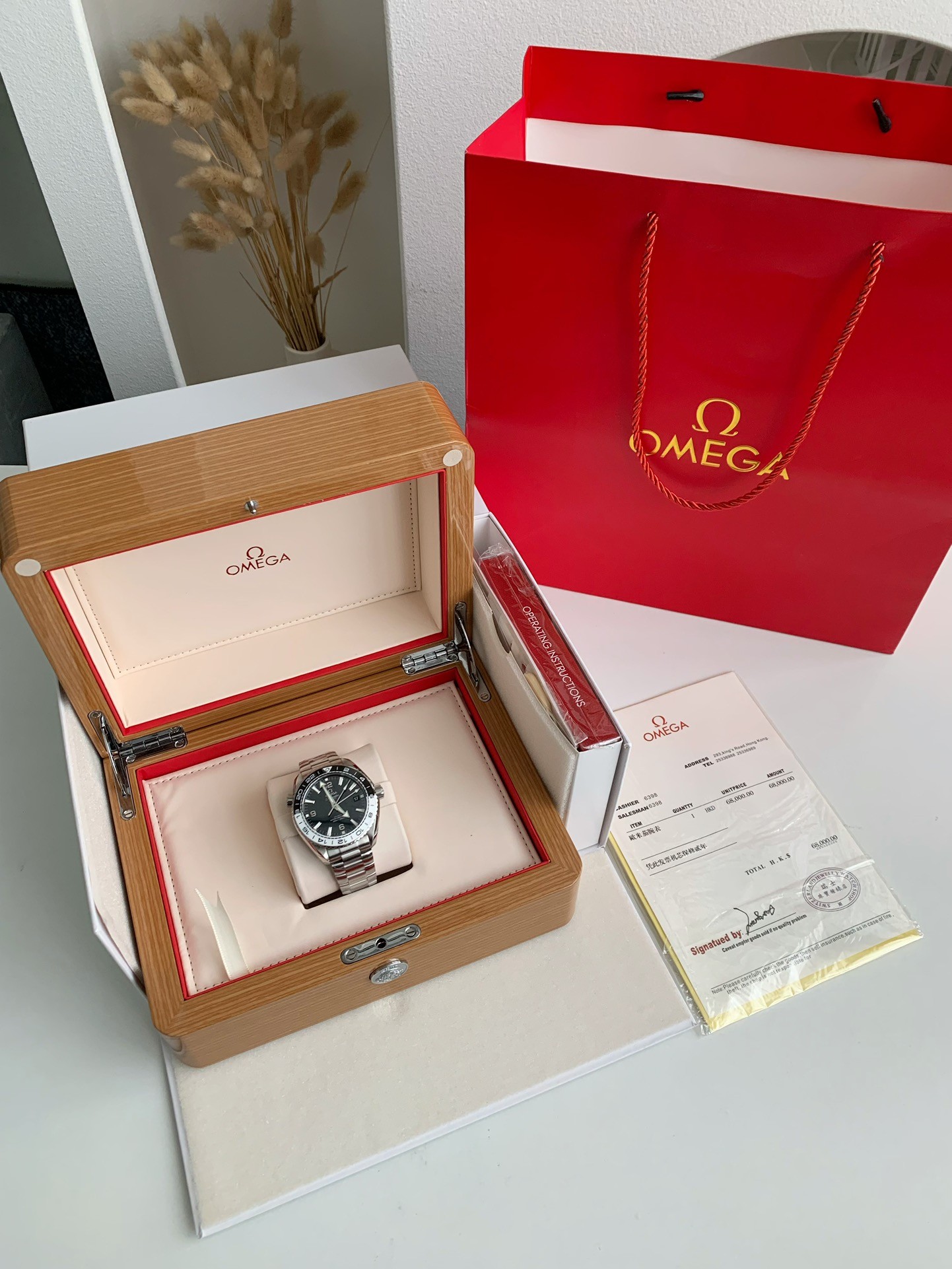 【#3656】Omega Seahorse Series Ocean Cosmos Cup 600-meter dive wristwatch,43.5mm