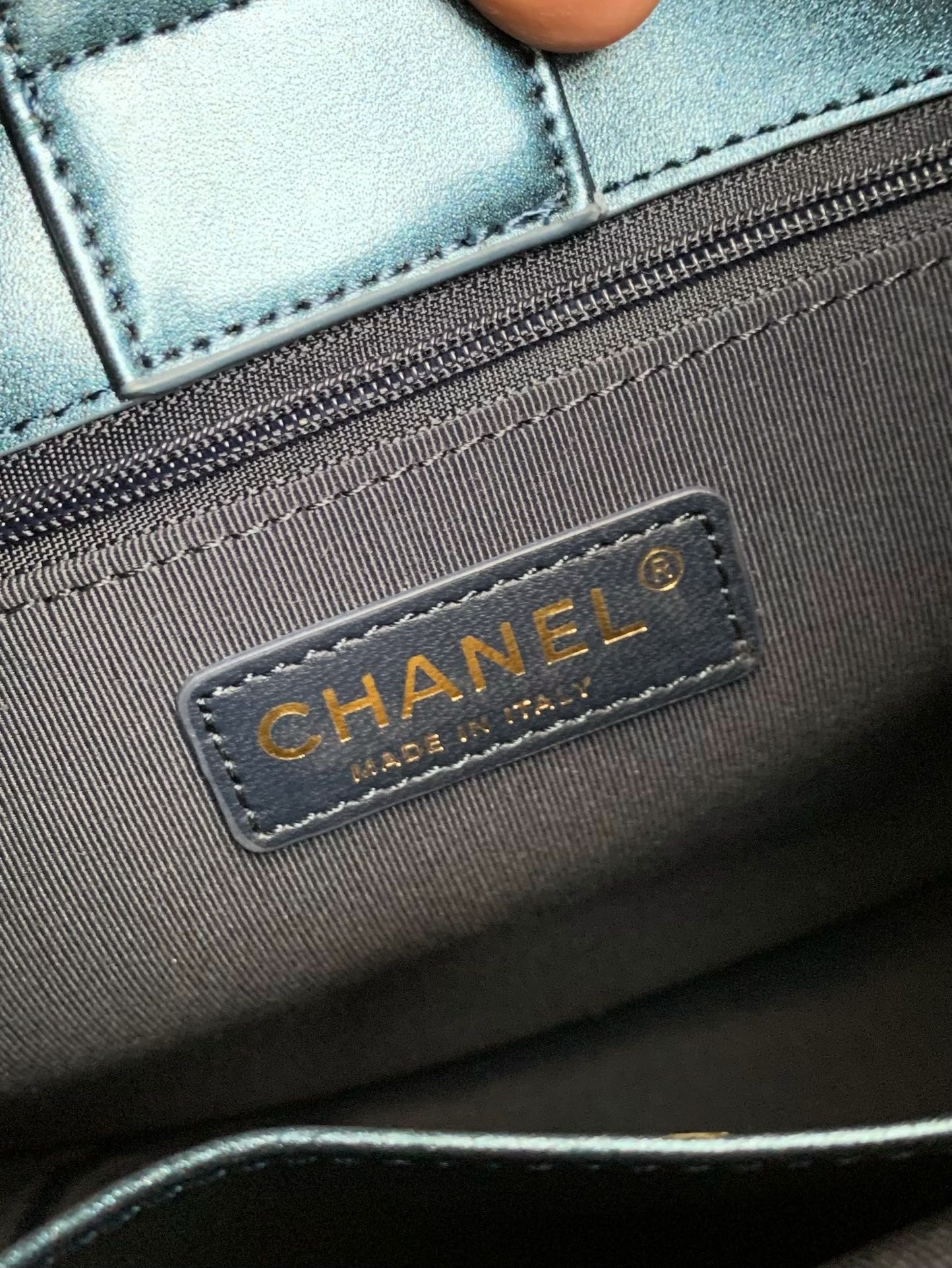 Chanel Denim Hobo pocket straggler shoulder bag