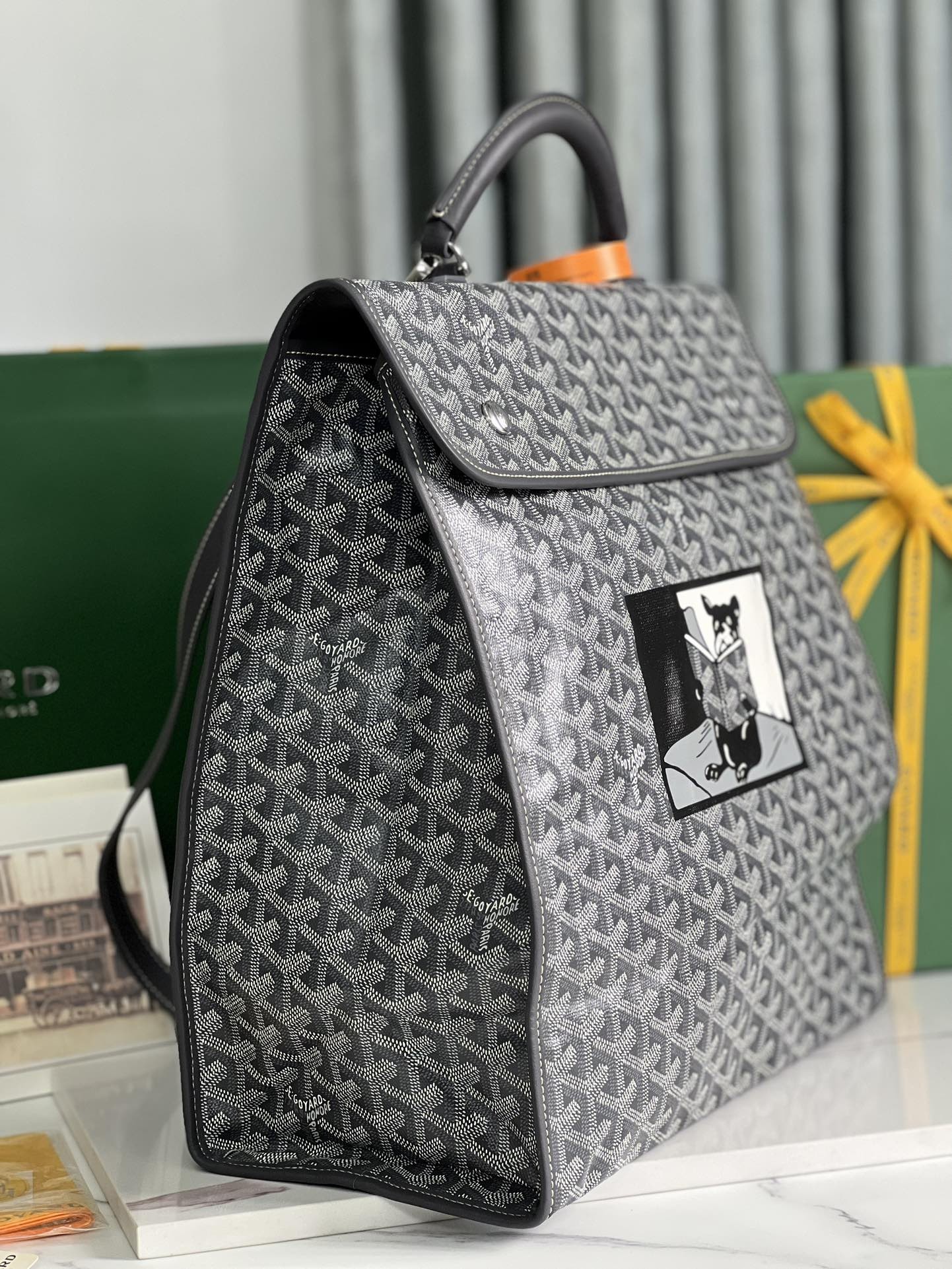 Goyard Limited Edition Bucket Saint Leger Folding Backpack