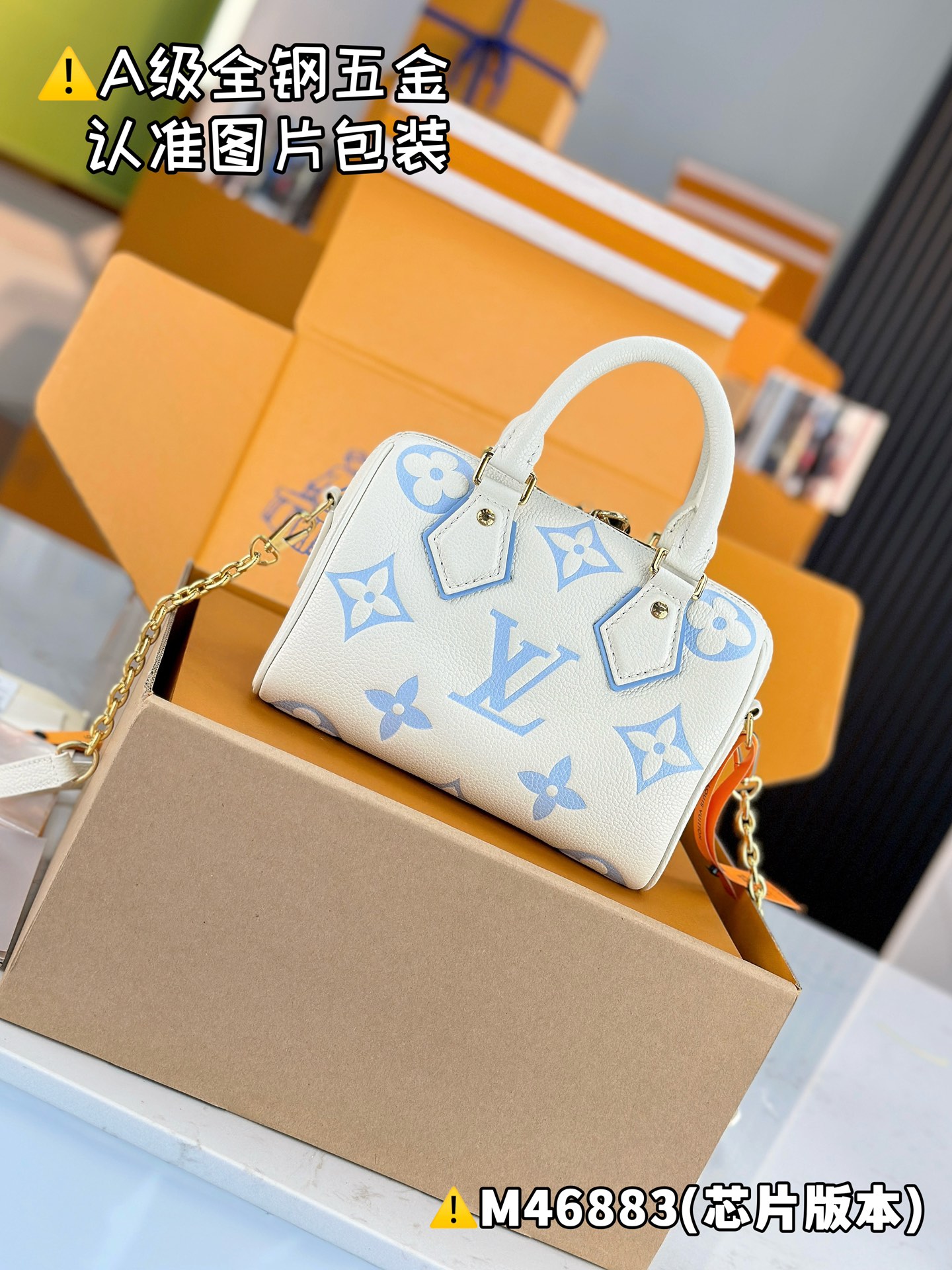 LOUIS VUITTON Speedy 20 Handbag/Top Quality M46875