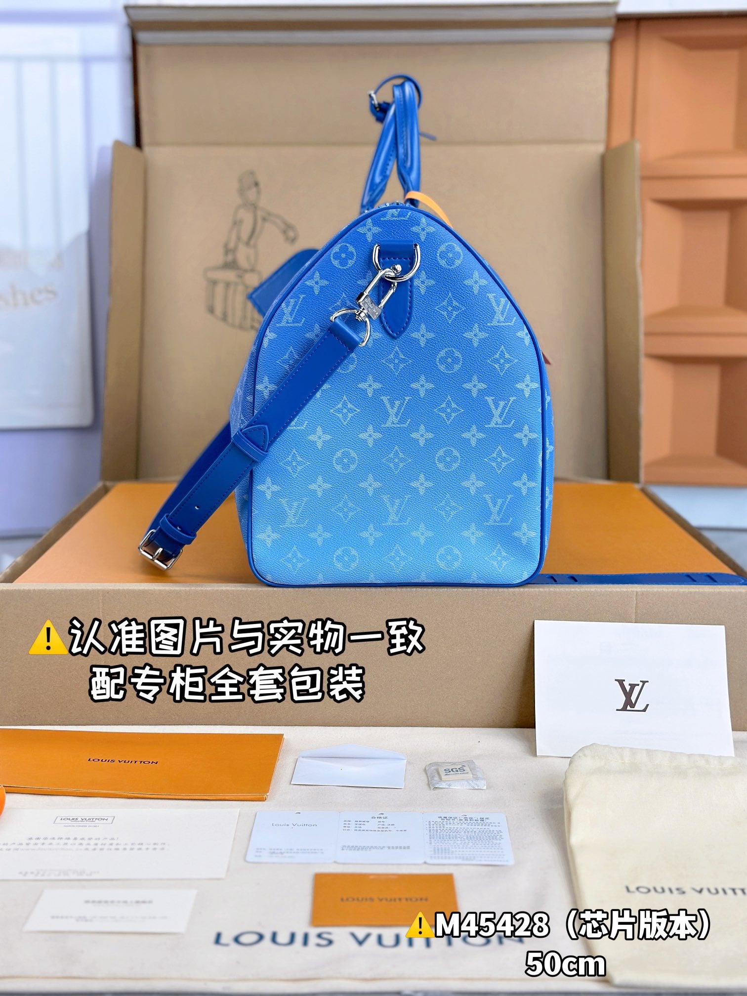 LOUIS VUITTON keepall 50 M45428