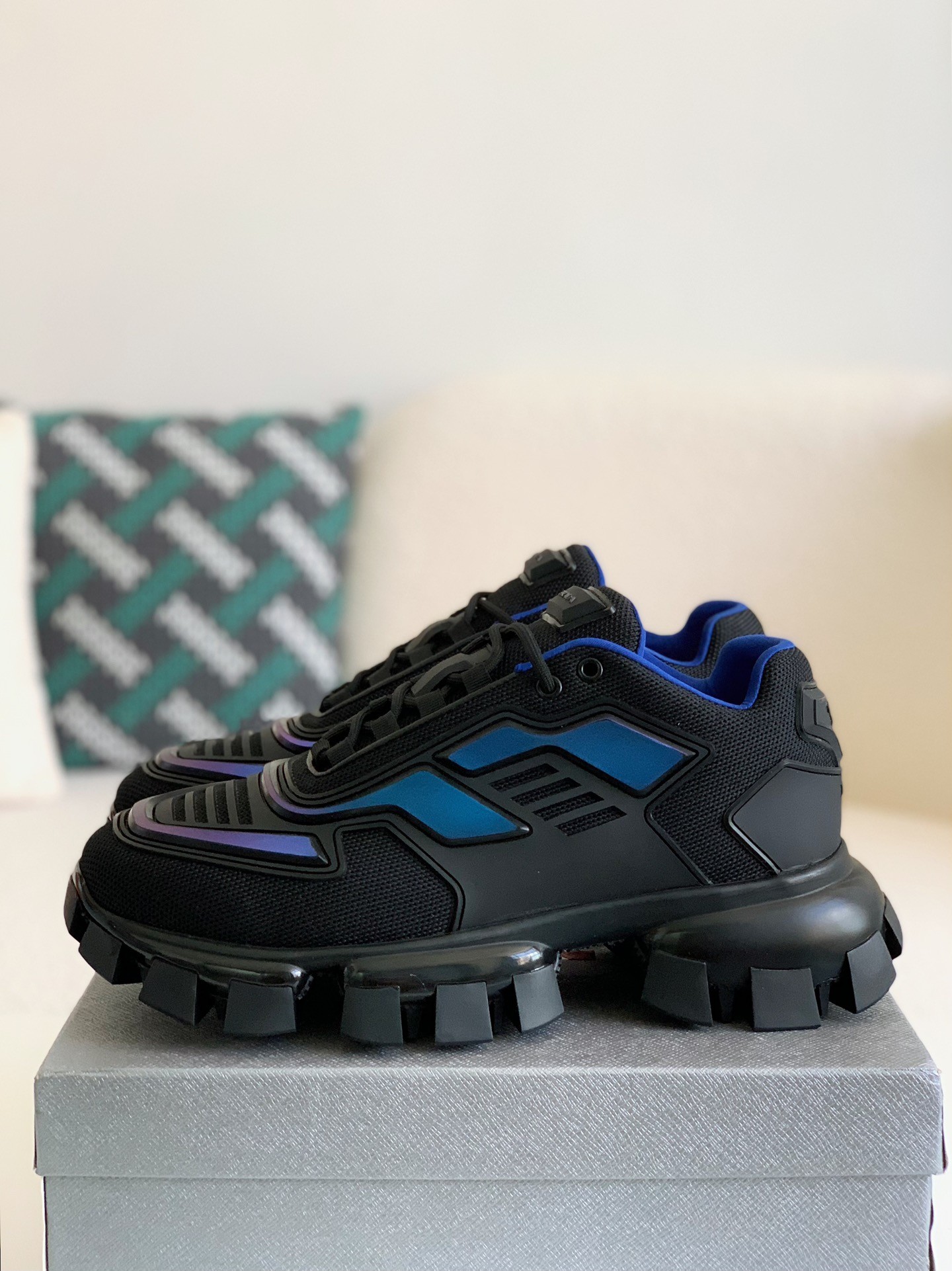 【#1401】 Prada Cloudbus Thunder technology fabric sneakers