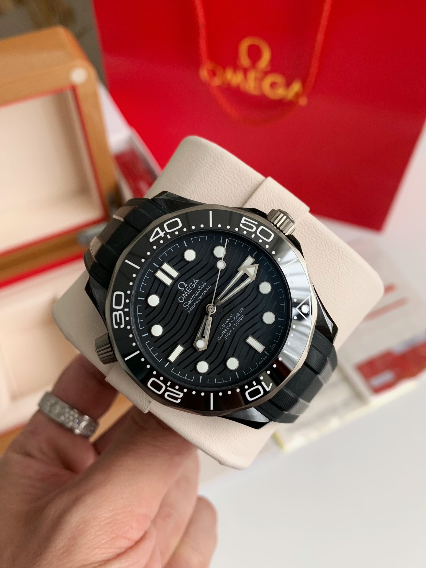 【#3640】Omega Seahorse Series 300-meter dive wristwatch,43.5mm