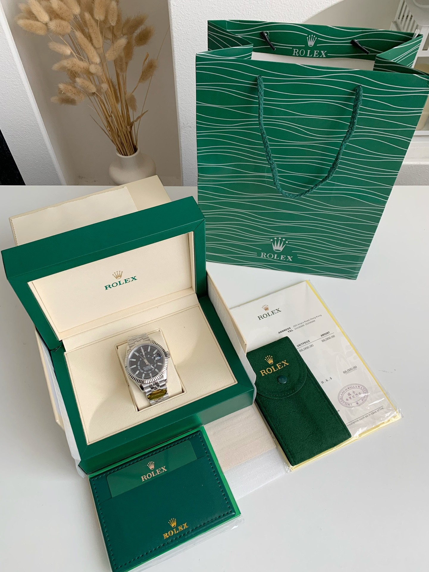 【#3698】Rolex Navigator Series men'swatch Dual time zone/100 meters waterproof, 42mm