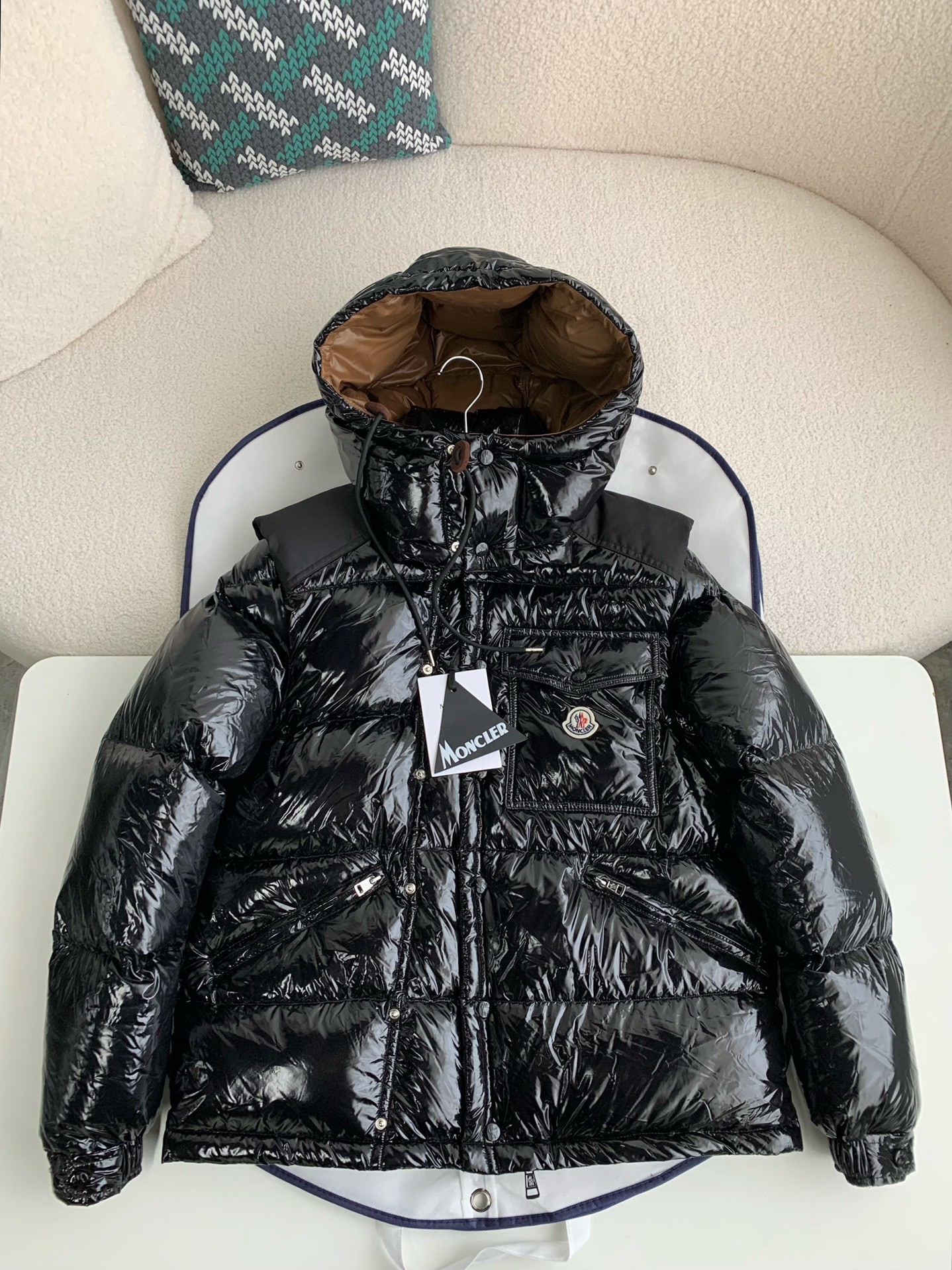 【#2127】Moncler Short men's down jacket