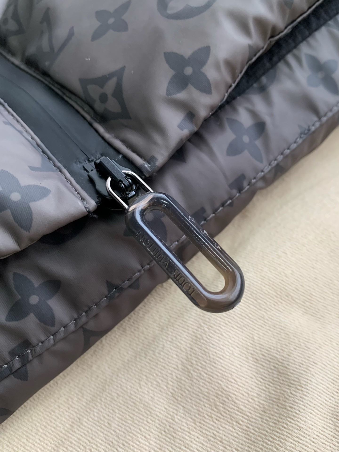 Louis Vuitton 24s warm color changingfabric men's down jacket