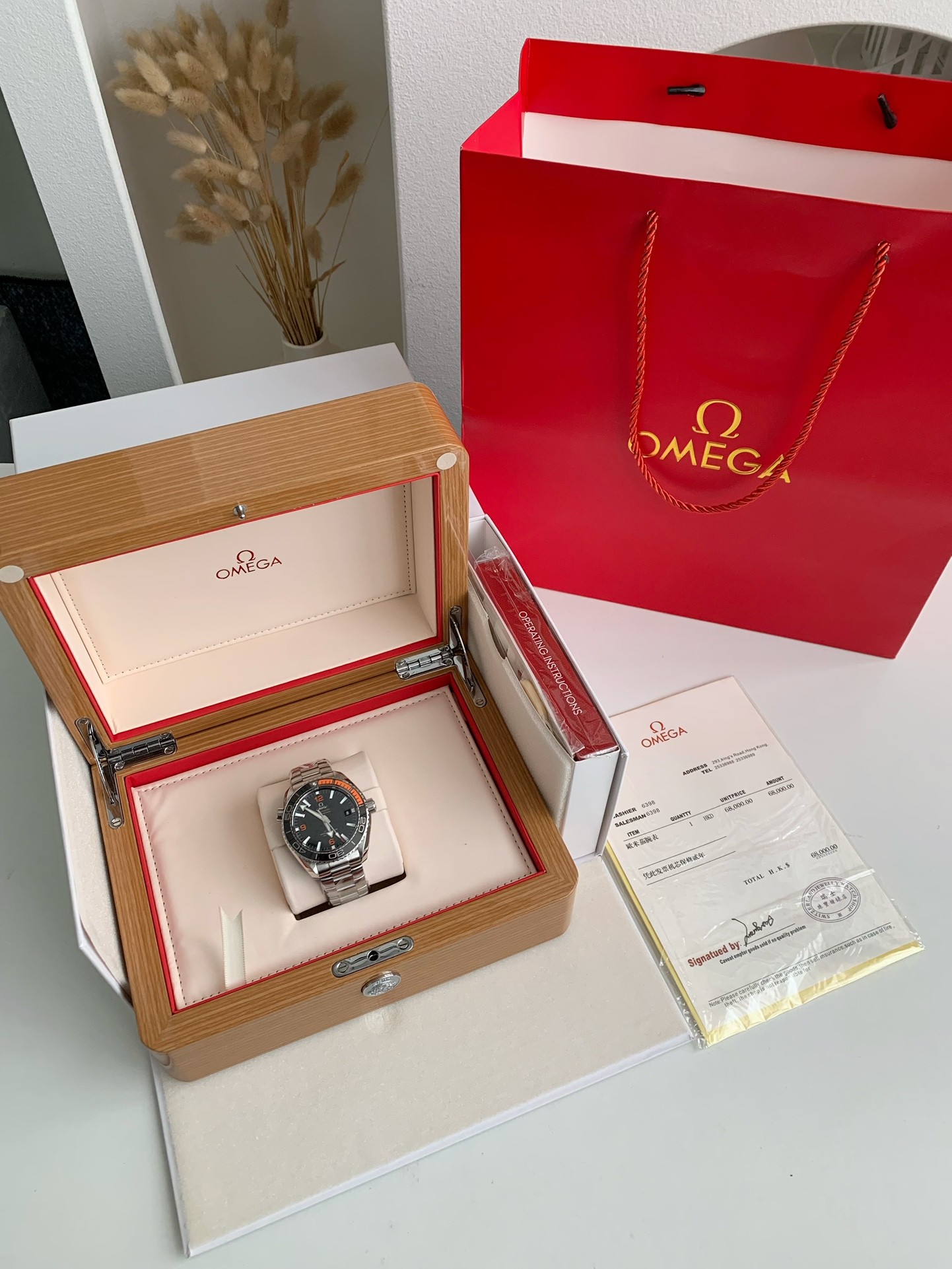 【#3653】Omega Seahorse Series Ocean Cosmos Cup 600-meter dive wristwatch,43.5mm