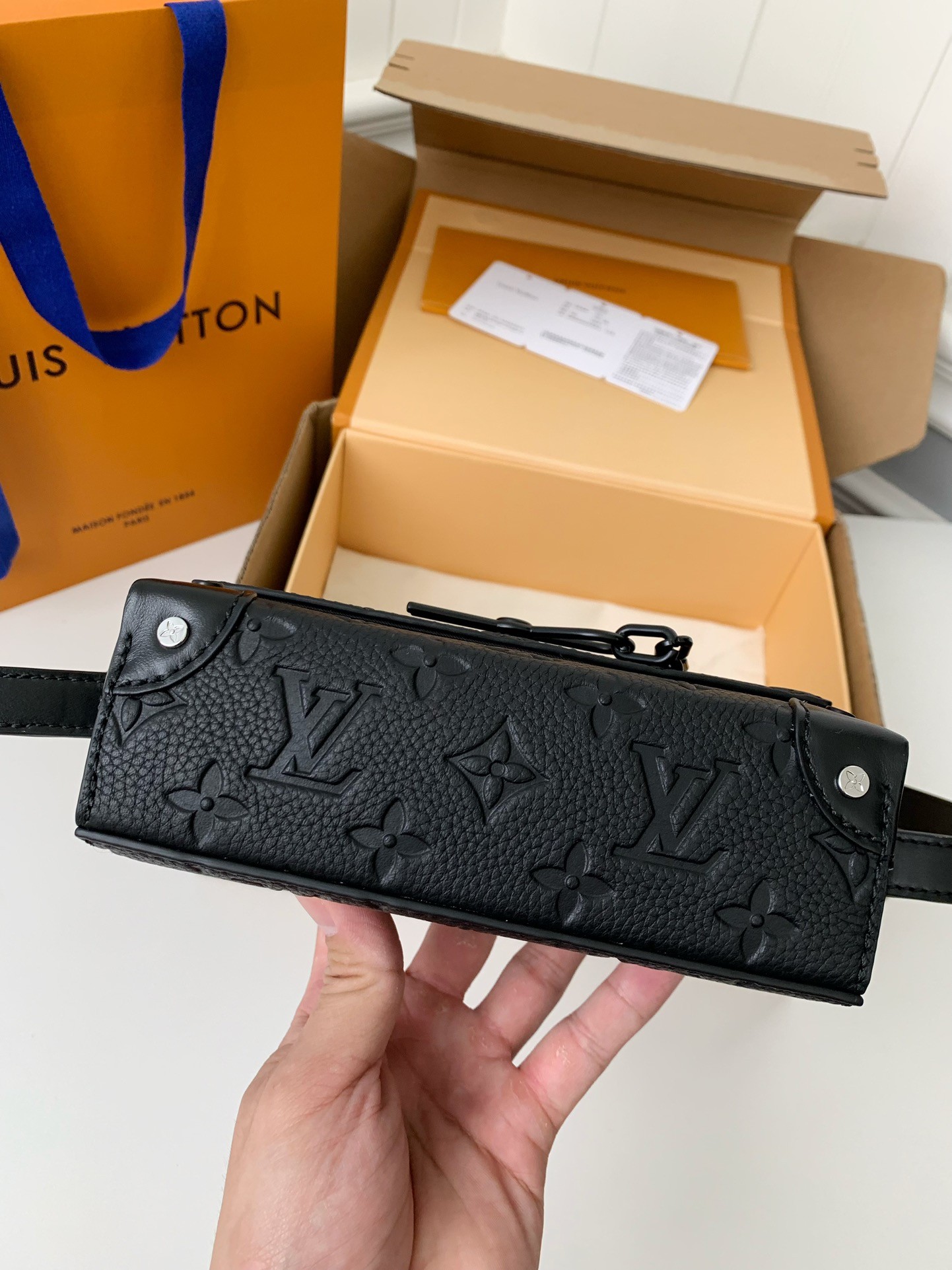 Louis Vuitton STEAMER Mini Men's Handbag M81746, Top Quality