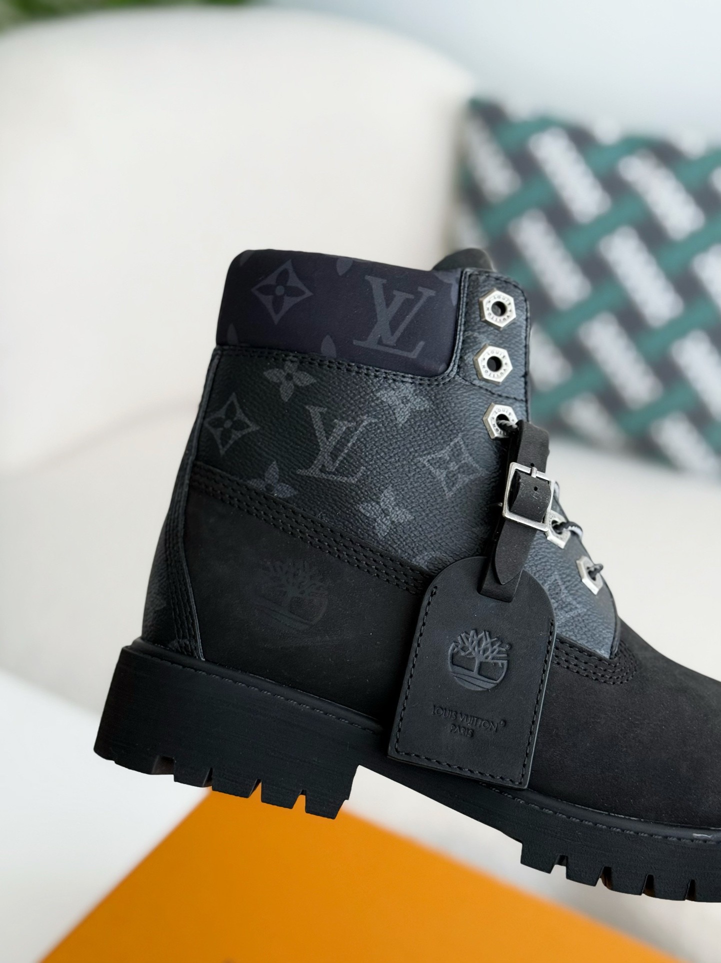 [#3839| Louis Vuitton xTimberland boots/Martin boots/boots