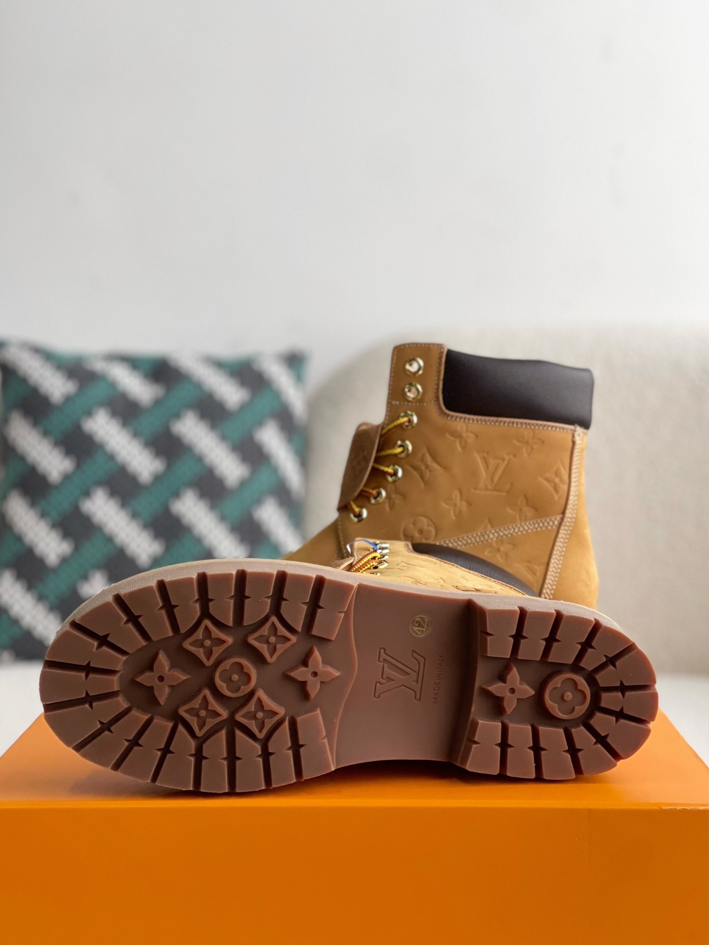 louis vuitton & timberland Martin boot