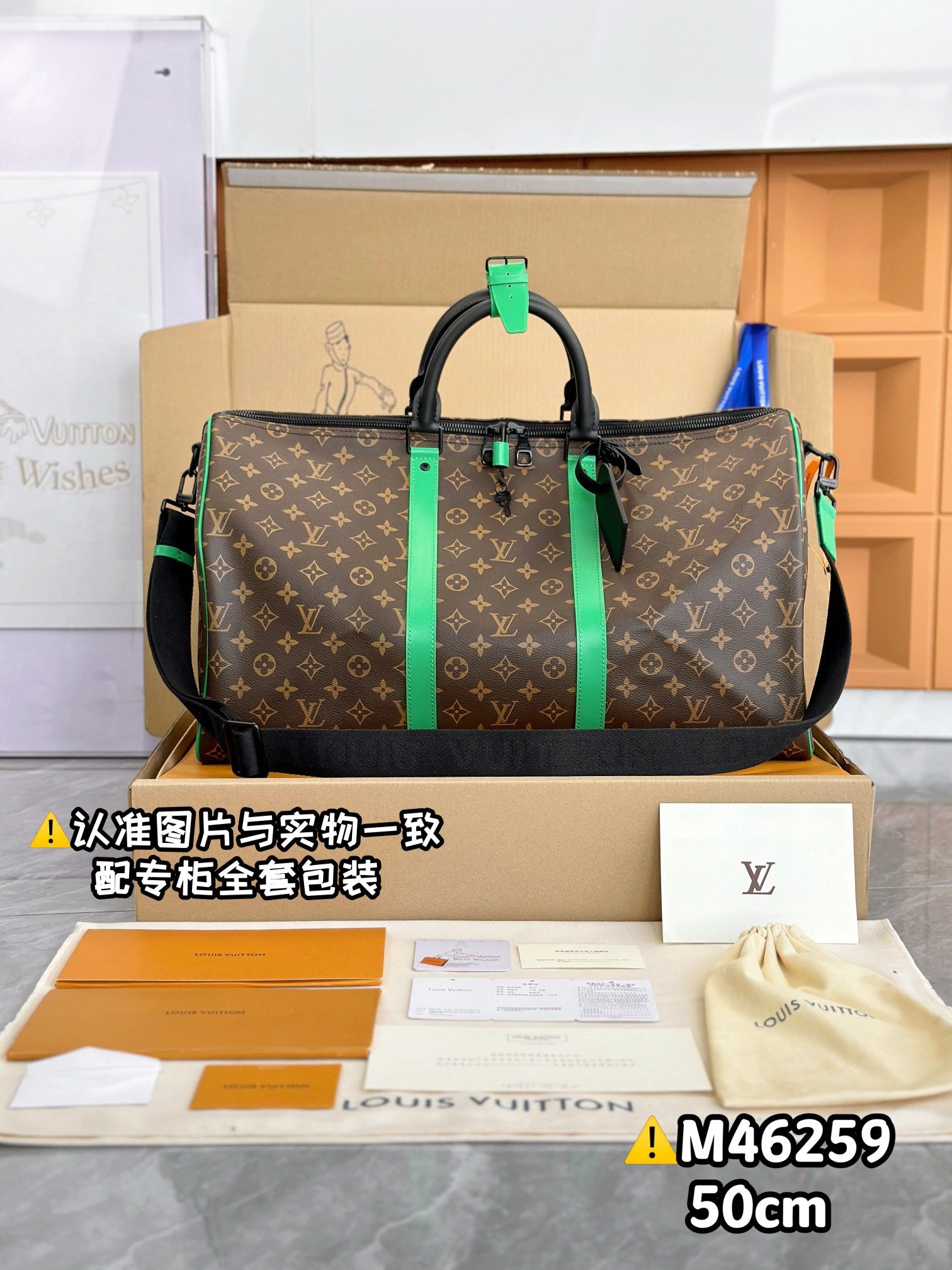 LOUIS VUITTON keepall 50 M46259