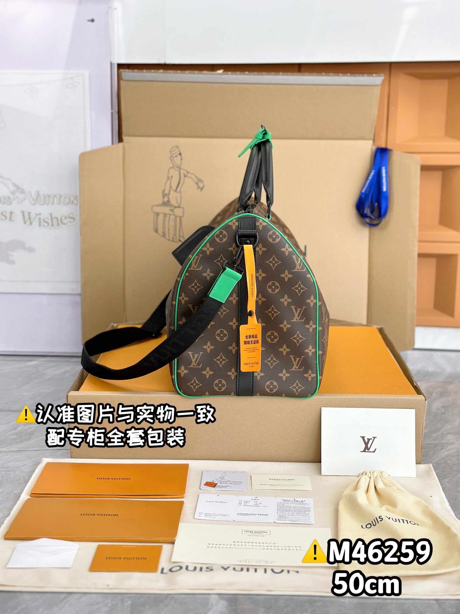 LOUIS VUITTON keepall 50 M46259