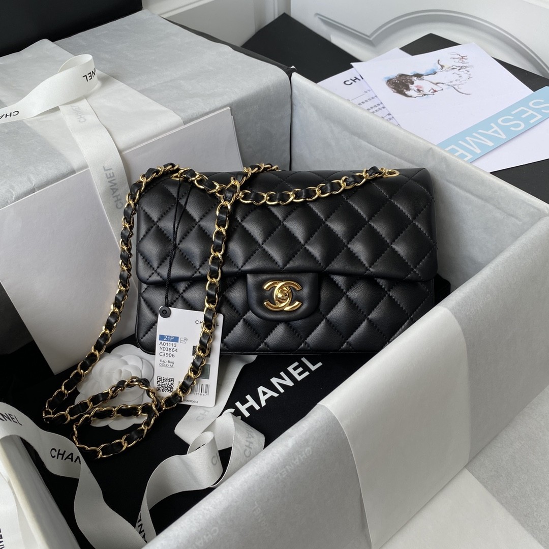 Chanel Classic Flap Bag A01113, Top Quality, Medium