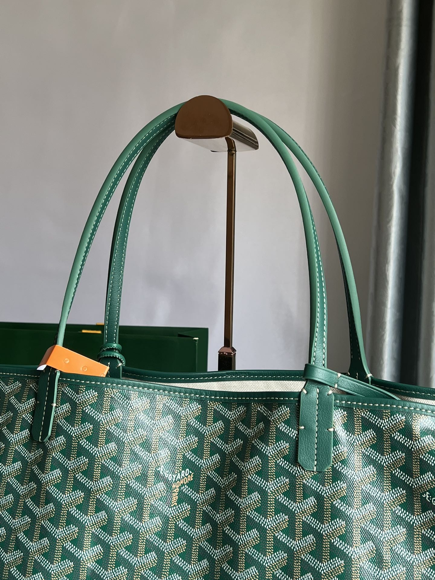 Goyard Saint Louis GM special paintedDou style shopping bag