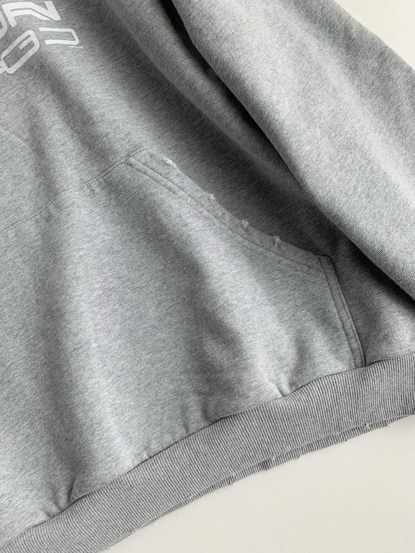 Balenciaga logo print sports hooded sweatshirt