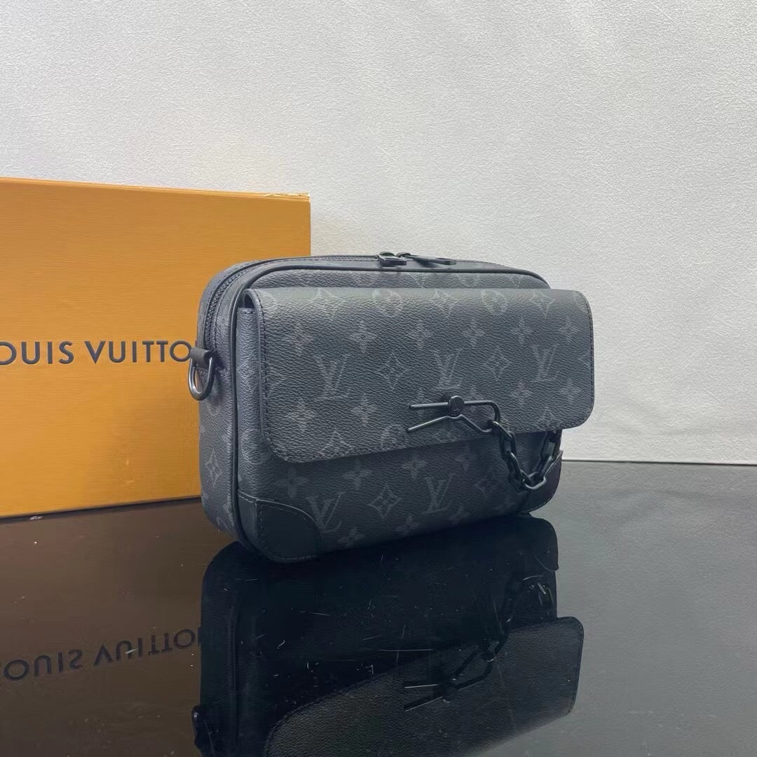 LOUIS VUITTON Steamer Postman bag/top quality M46795