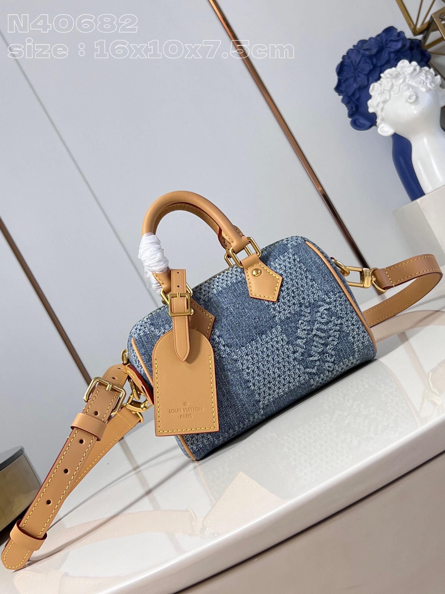 Louis Vuitton Speedy 18 Bandoulière handbag N40682，Top quality