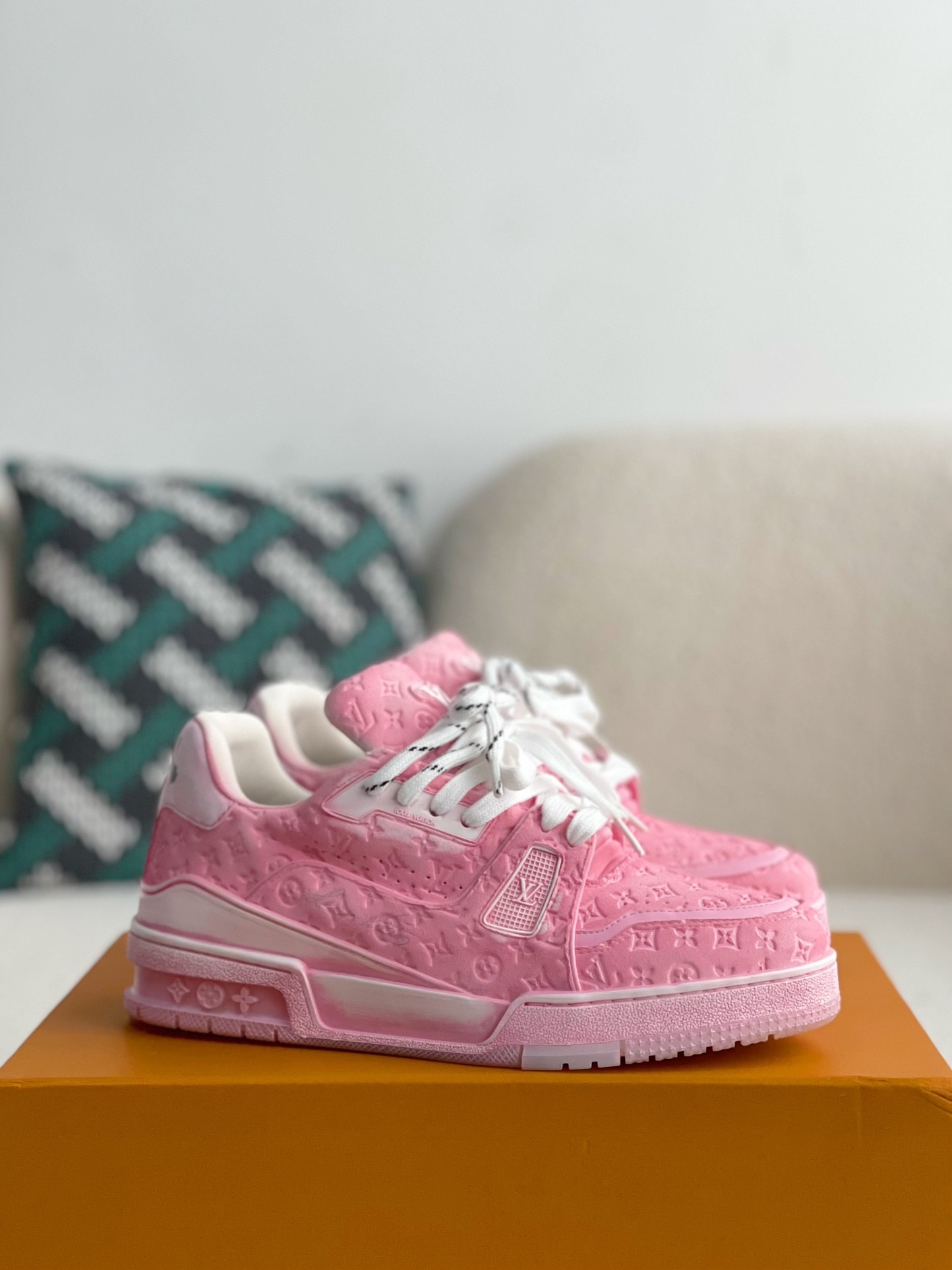 [#3565」 LOUIS VUITTON TRAINER SNEAKERS