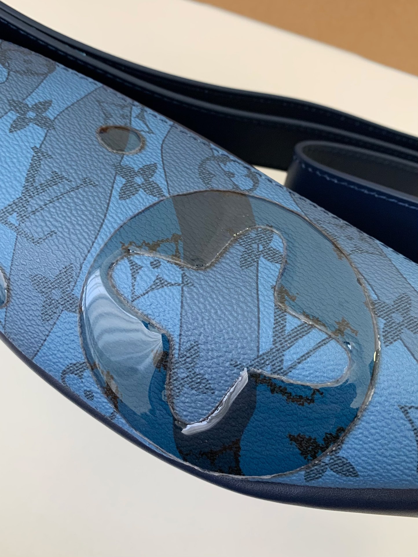 Louis Vuitton 2023 New DISCOVERY Droplet Blue Waistpack M22576
