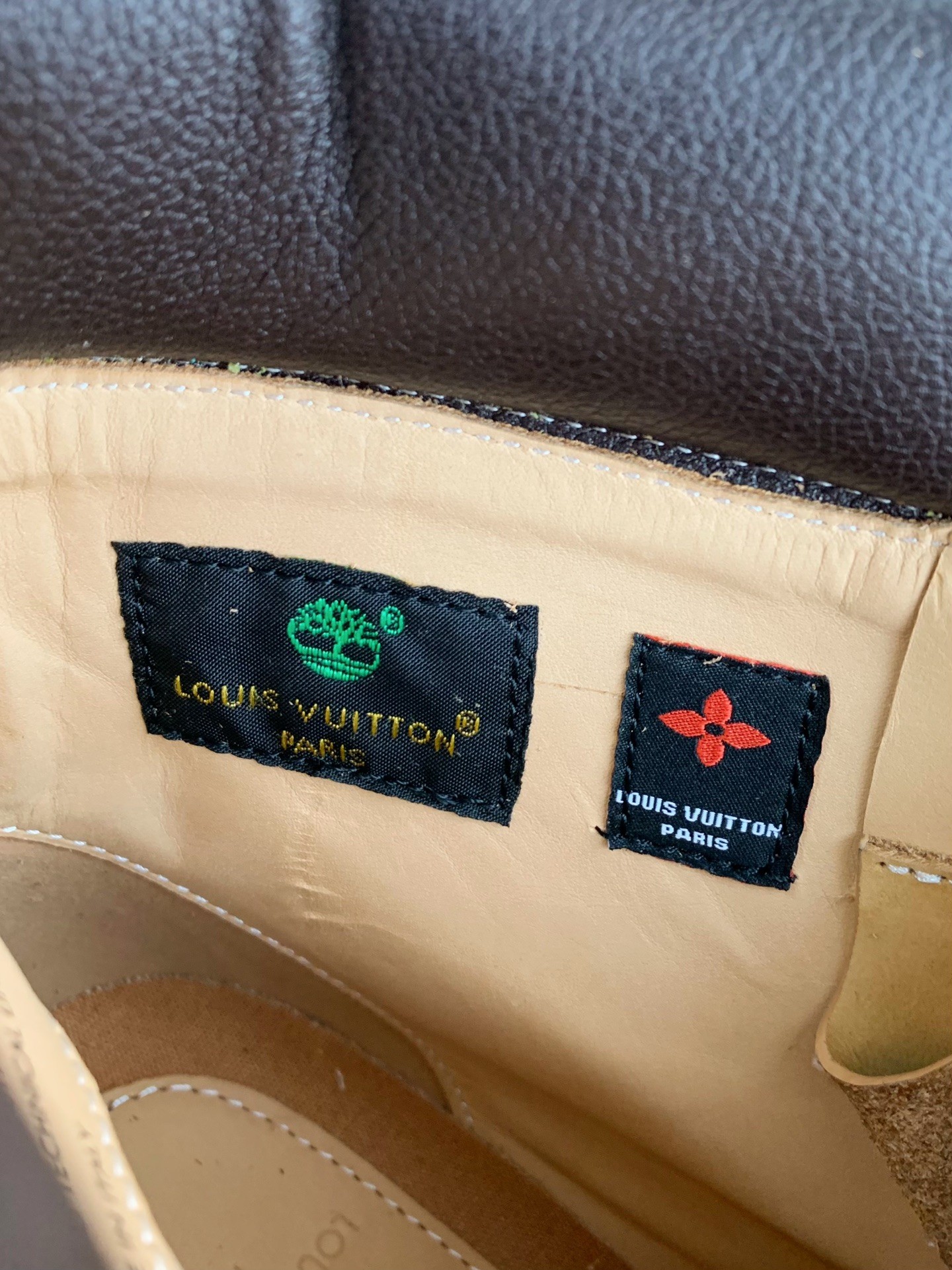 louis vuitton & timberland Martin boot