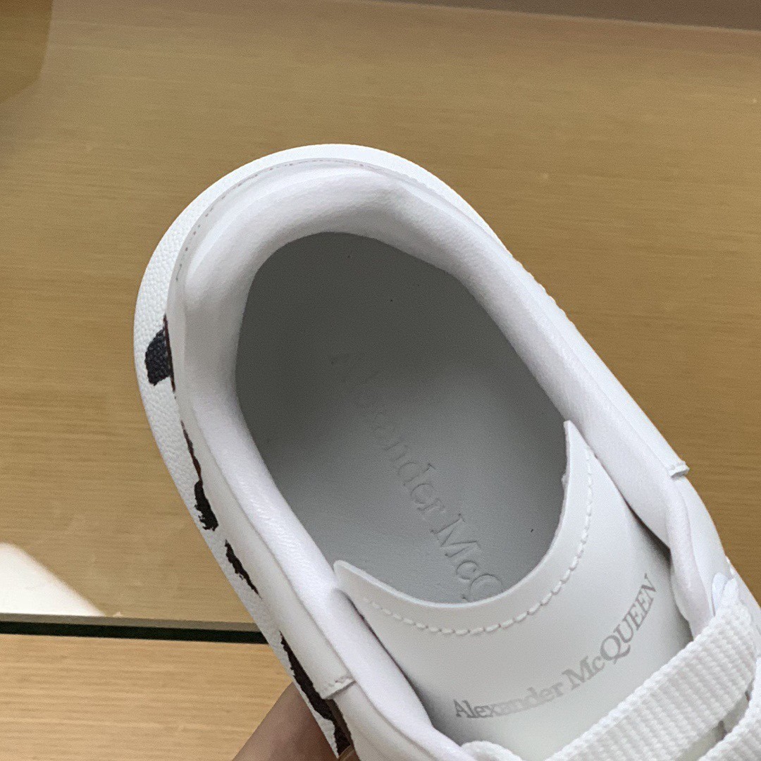 Alexander McQueen MQ 3D white letter Sneakers