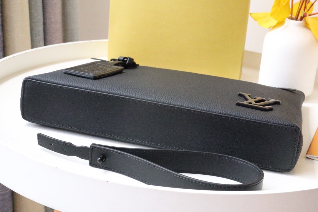 LOUIS VUITTON logo calfskin protectivecase clutch M69837 Top quality