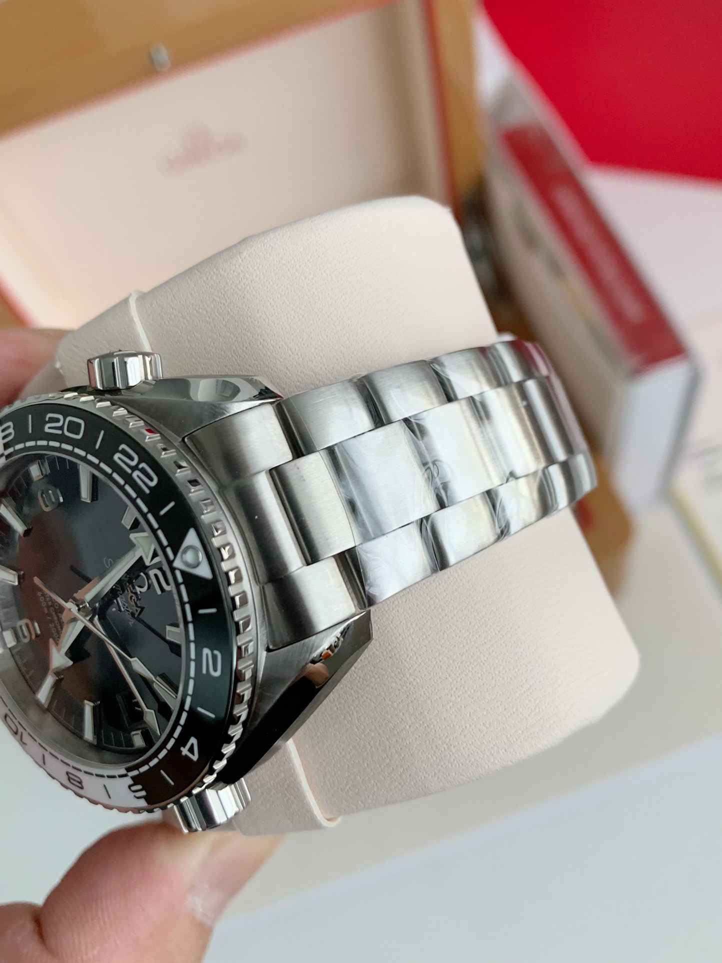 【#3656】Omega Seahorse Series Ocean Cosmos Cup 600-meter dive wristwatch,43.5mm