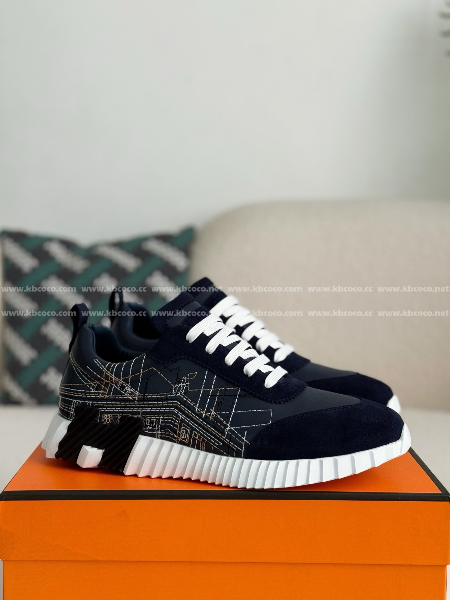 【#5423】Hermès Department Sneakers