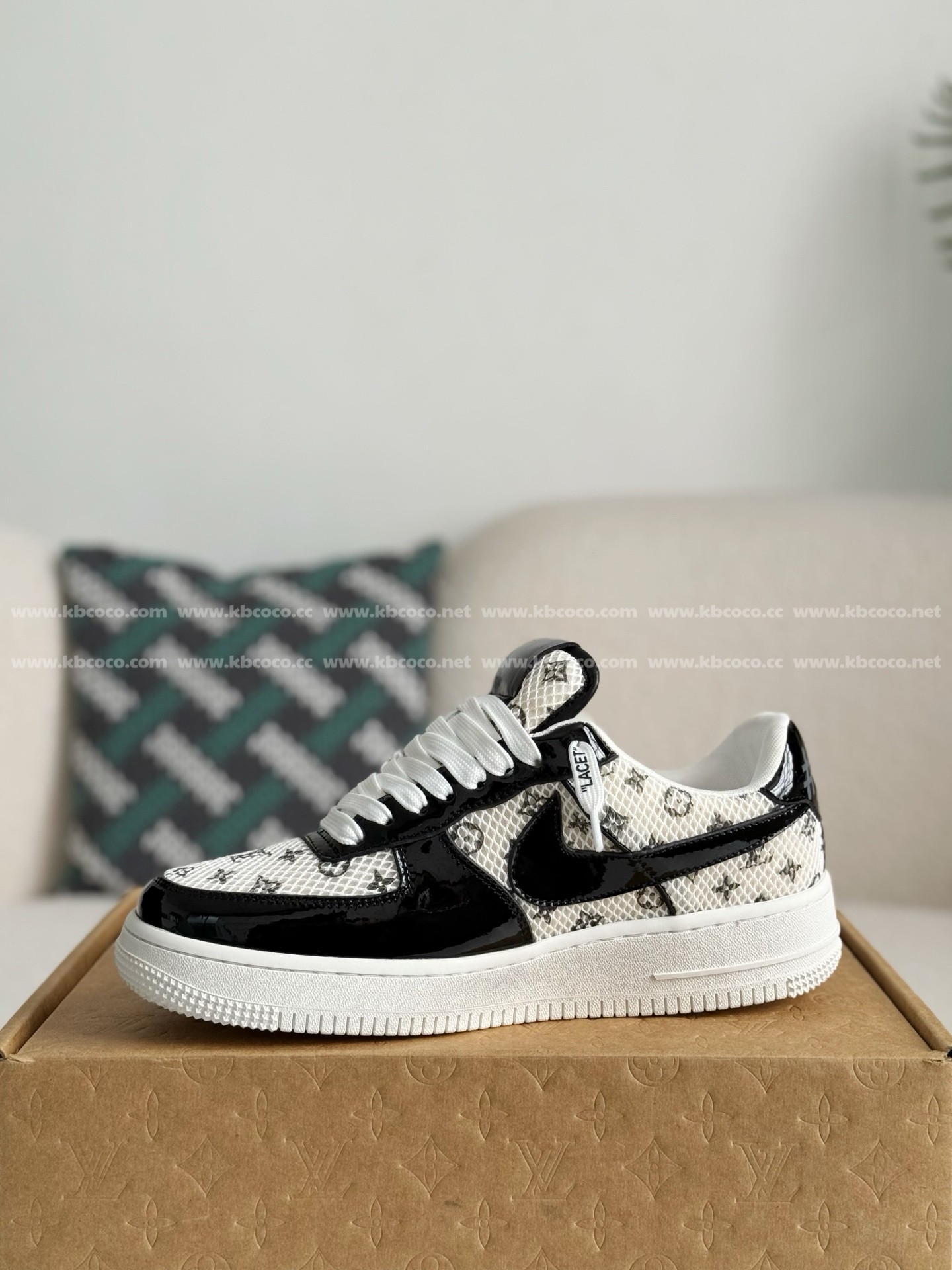 【#5419】 Louis Vuitton x Nike Air Force1 Sneakers