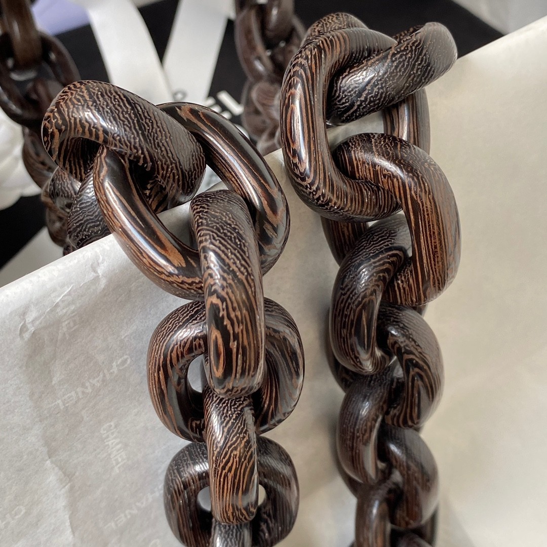 Chanel 23A Dakar Advanced HandicraftWorkshop Peach Wood Limited CF MiniAS4165, Top Quality