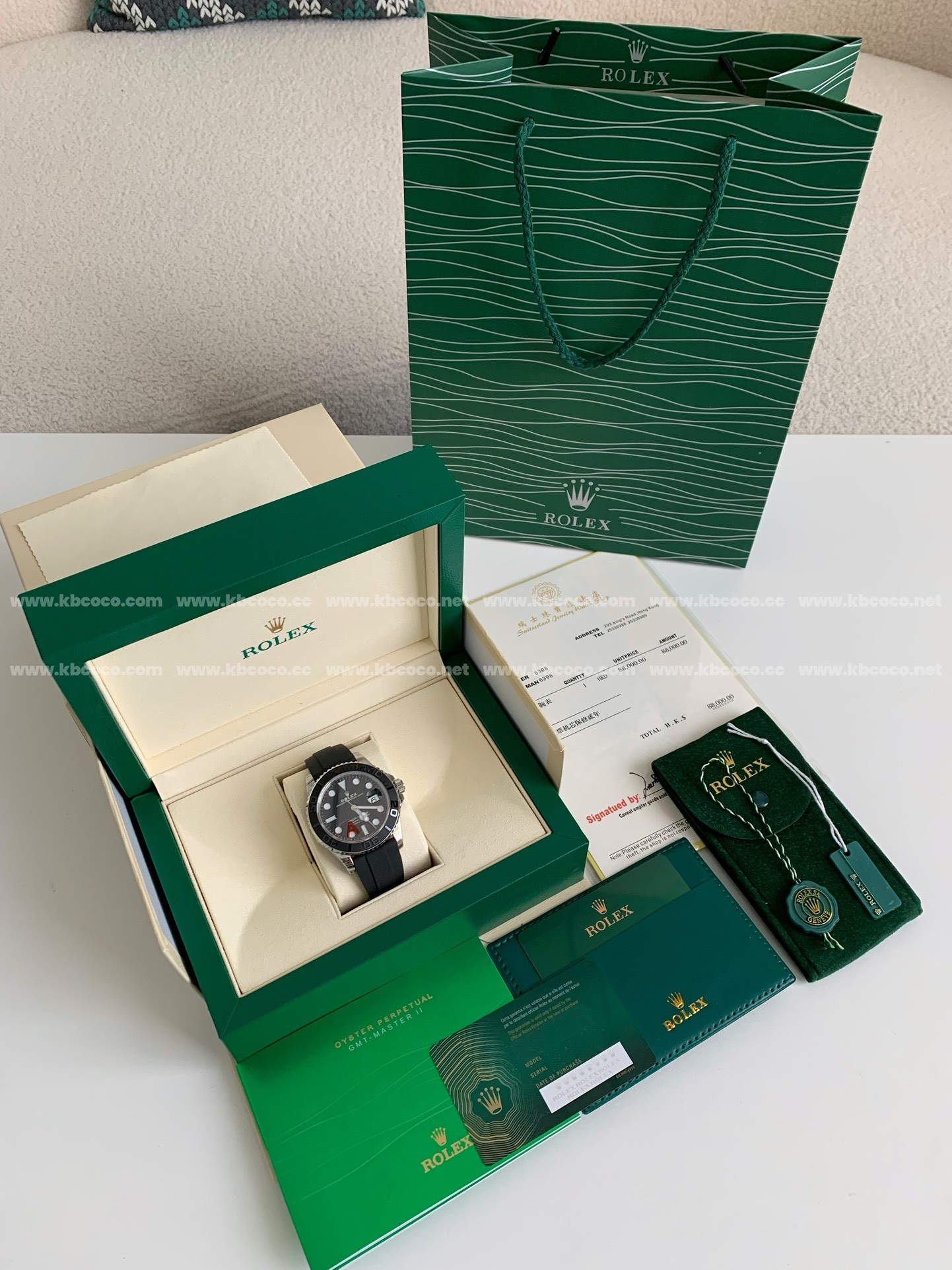 【#3583】Rolex Yachting Celebrity Men's Wristwatch Series, 42mm