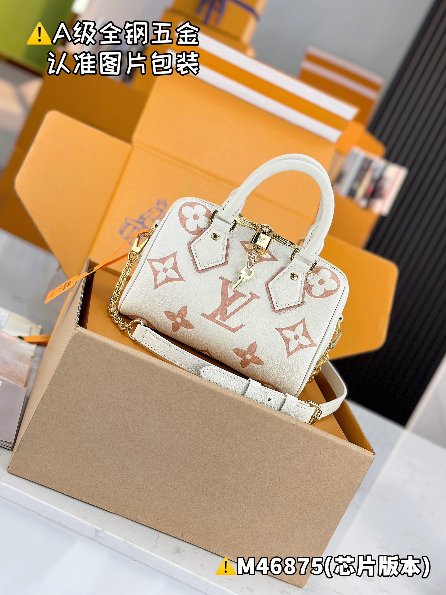 LOUIS VUITTON Speedy 20 Handbag/Top Quality M46875