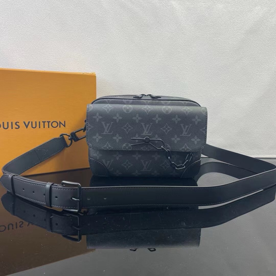 LOUIS VUITTON Steamer Postman bag/top quality M46795