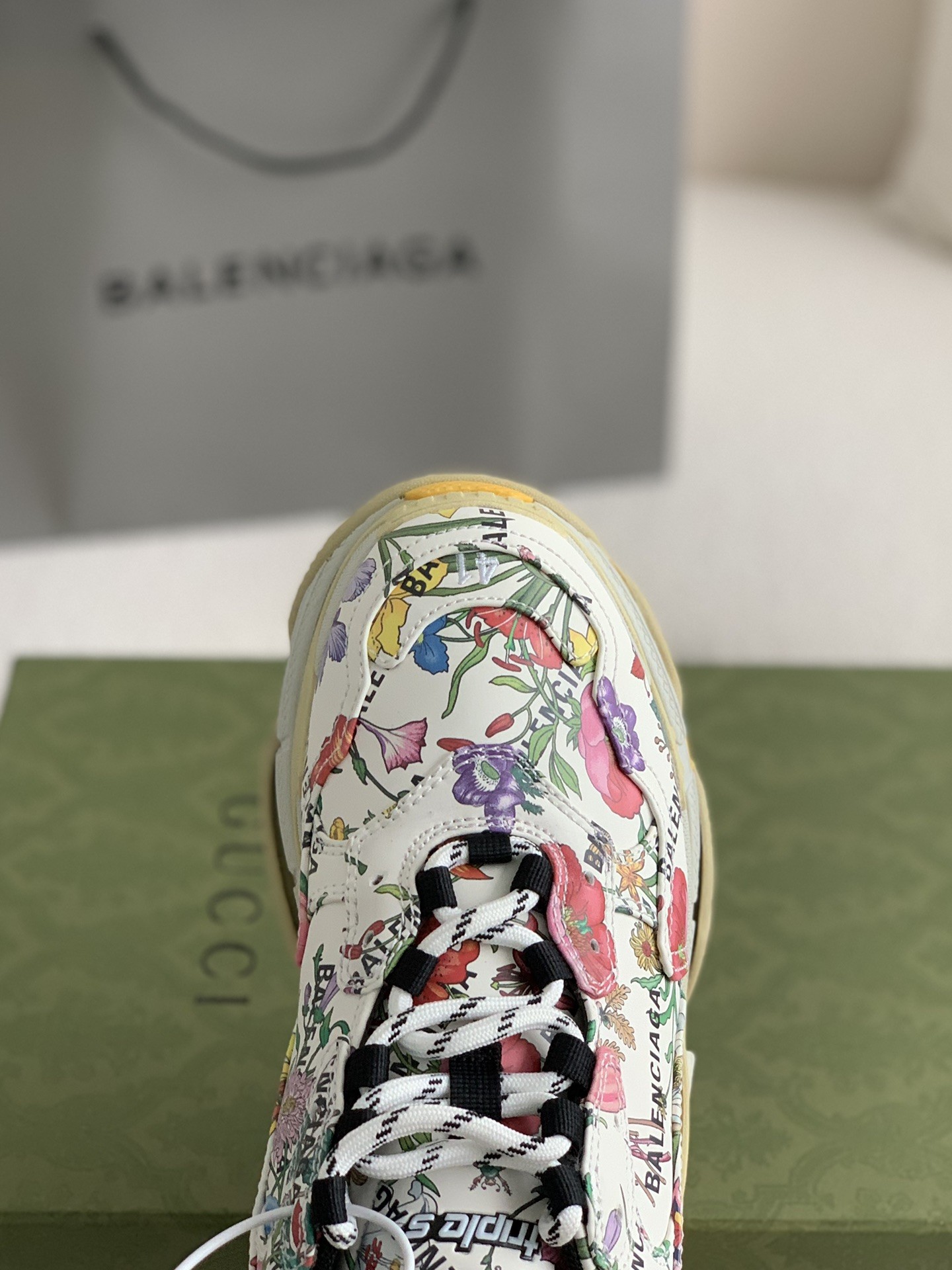 Gucci X Balenciaga Triple S Sneakers