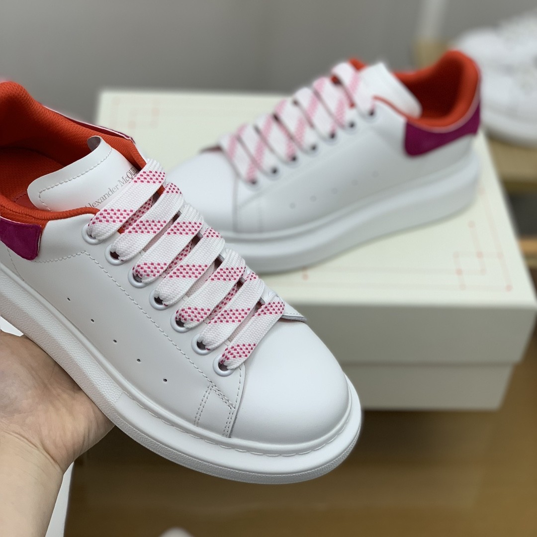 Alexander McQueen MQ All white zip Sneakers