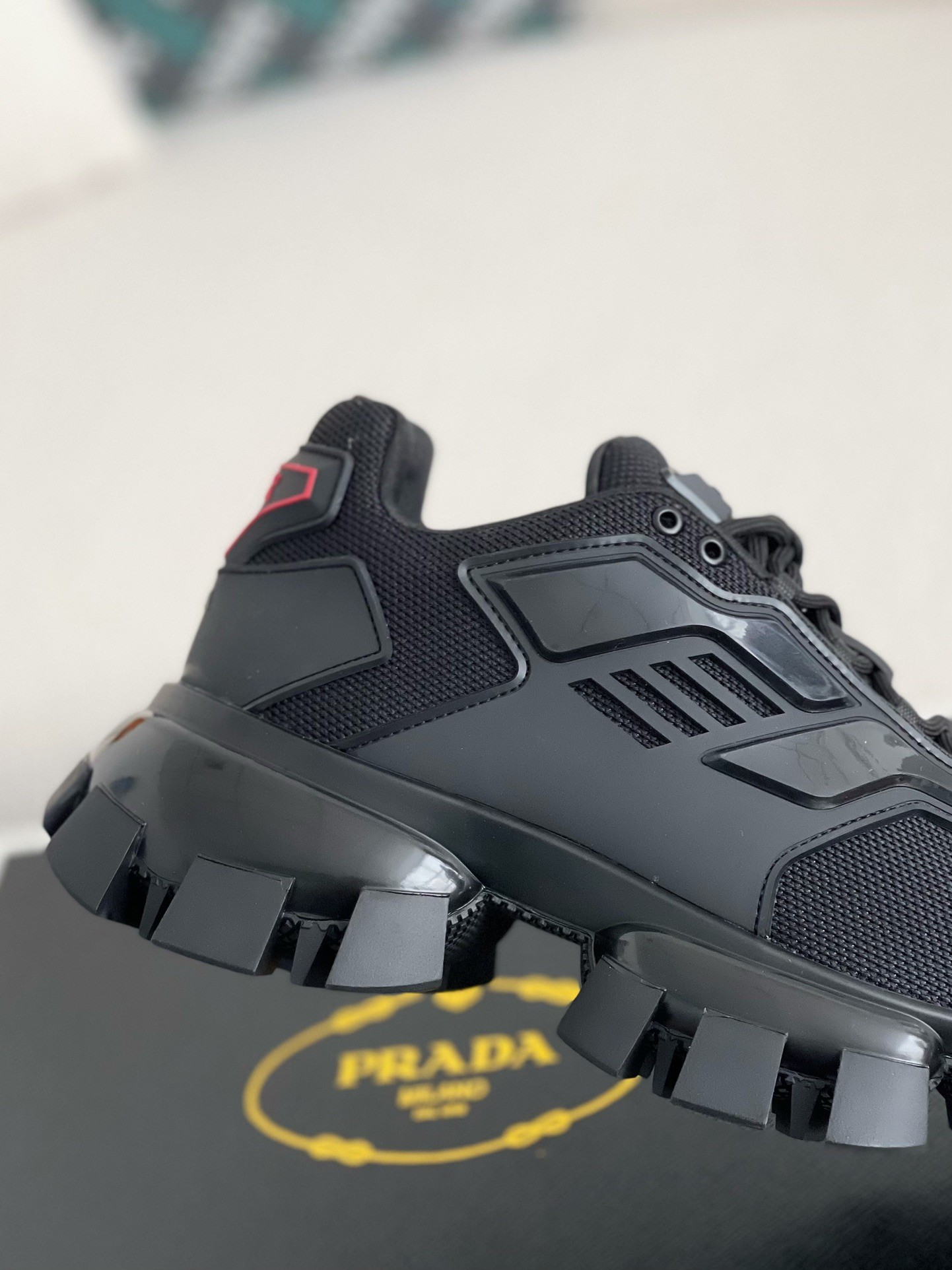 【#1511】 Prada Cloudbus Thunder technology fabric sneakers