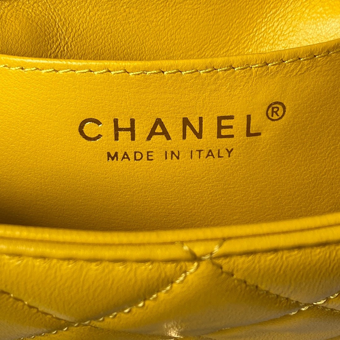 Chanel 23A Dakar Advanced HandicraftWorkshop Peach Wood Limited CF MiniAS4165, Top Quality