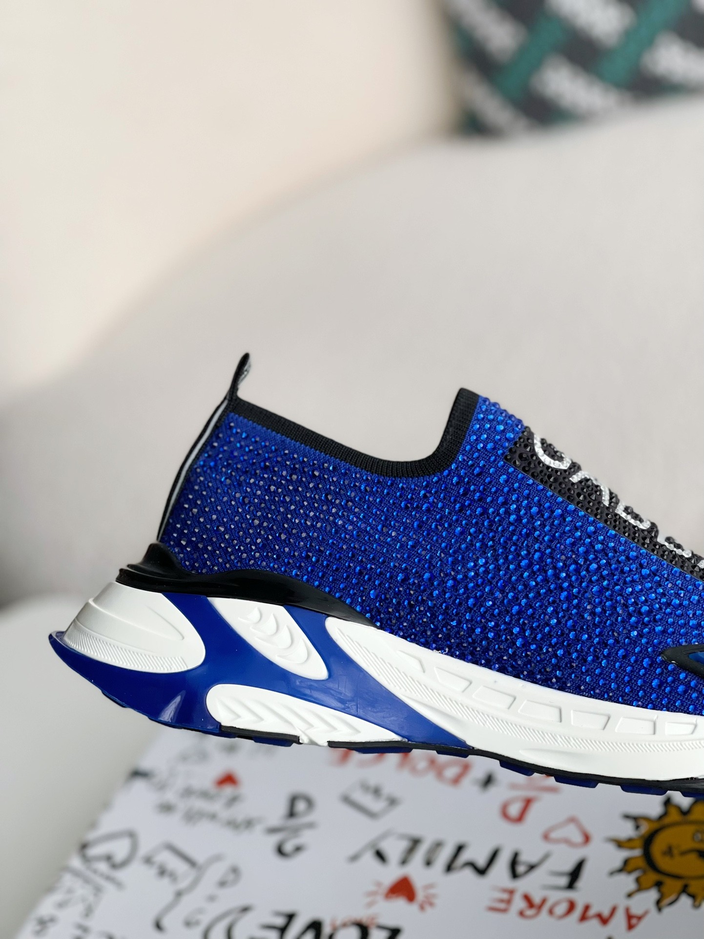 【#2669】Dolce&Gabbana Hot Drill Sneakers