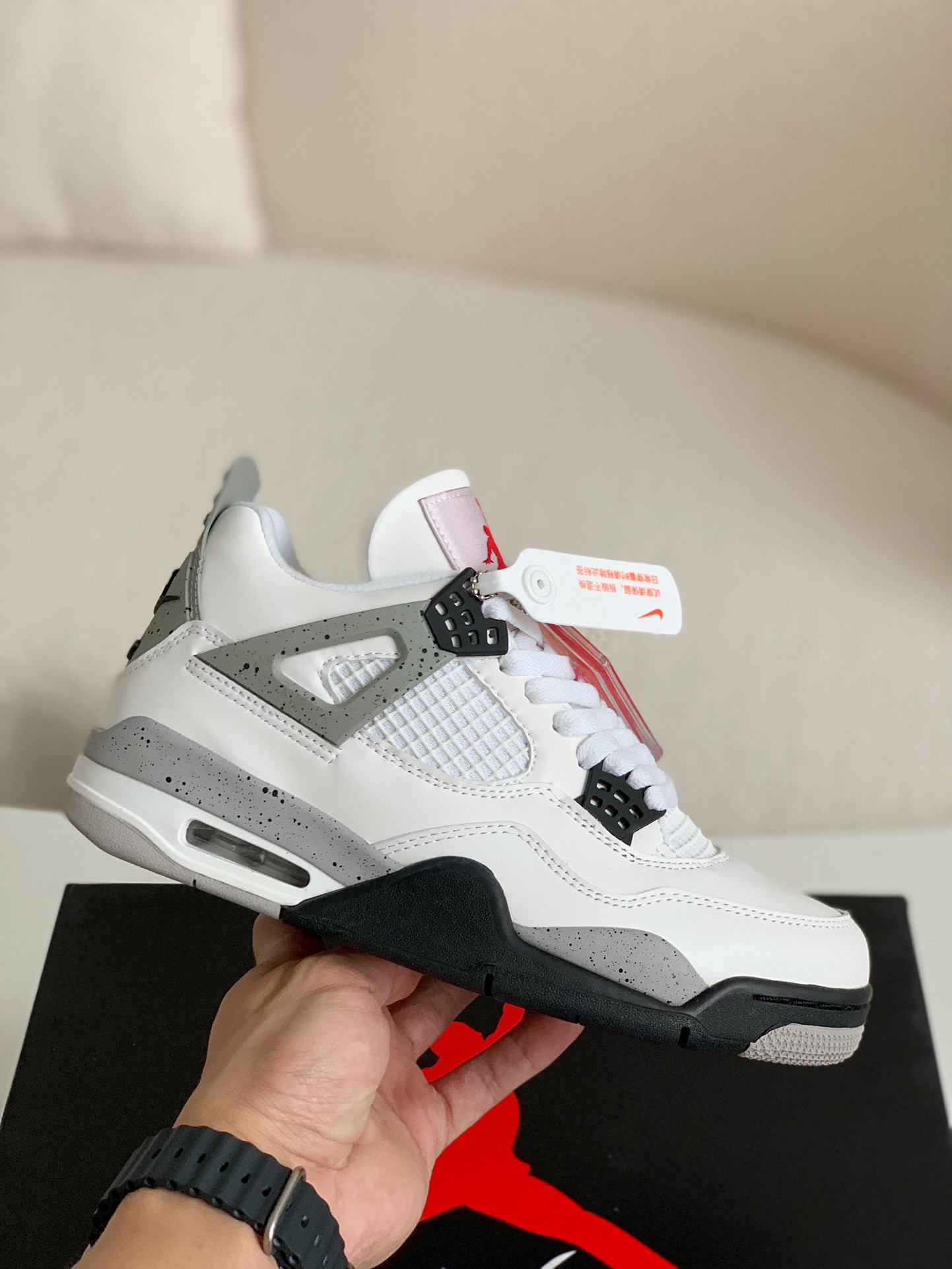 Jordan 4 Aj4 Sneakers Retro Oreo