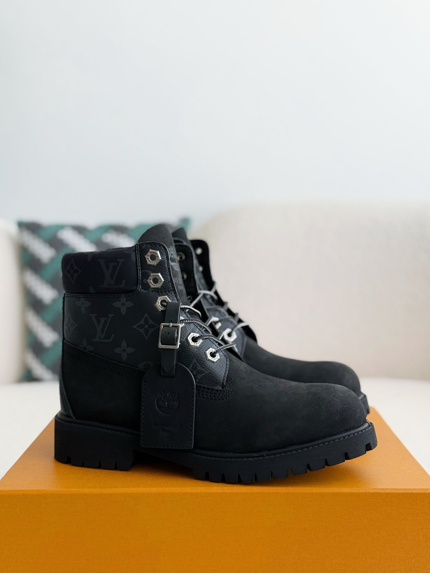 [#3839| Louis Vuitton xTimberland boots/Martin boots/boots