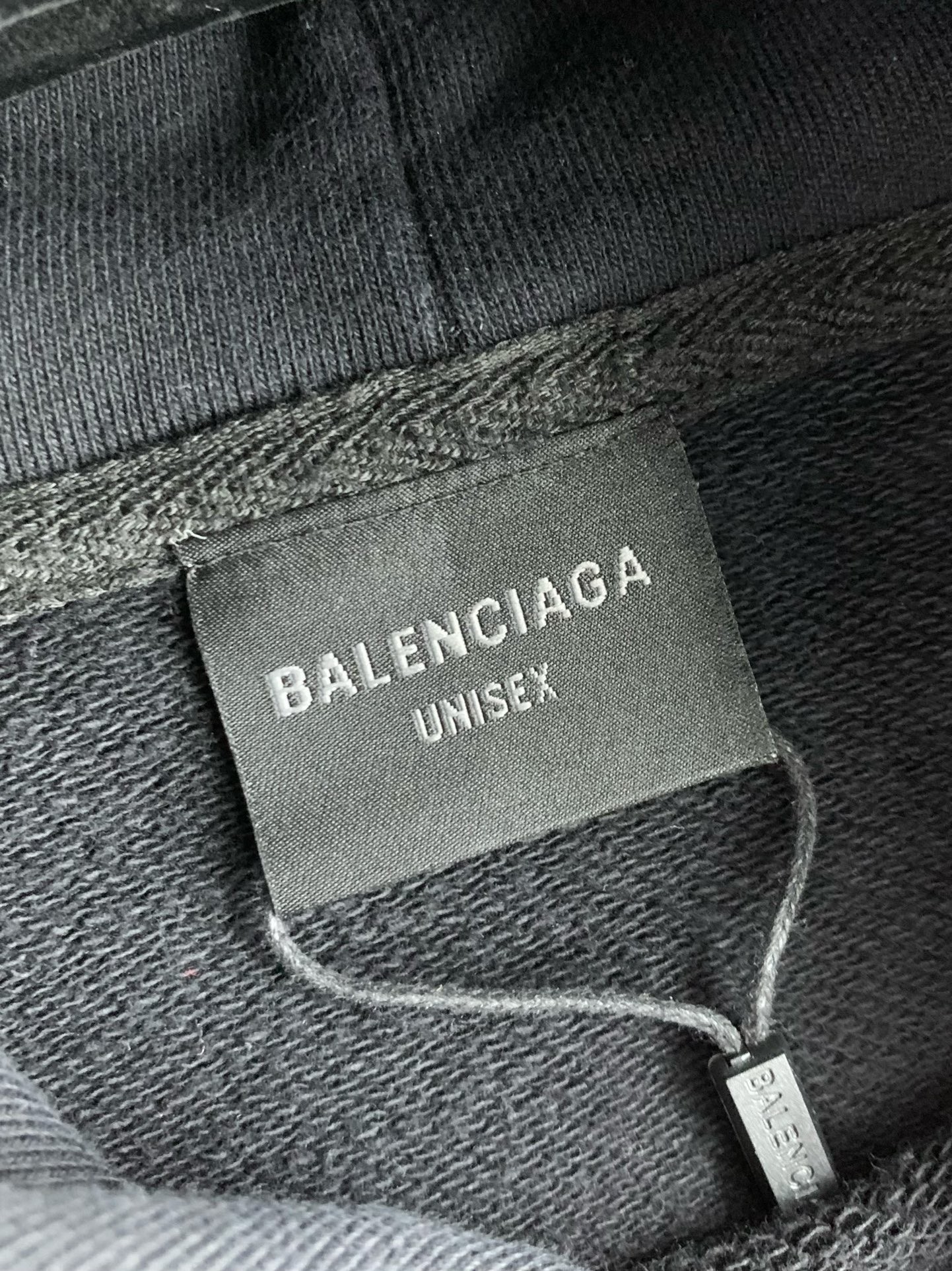 Balenciaga monogram print hooded sweatshirt