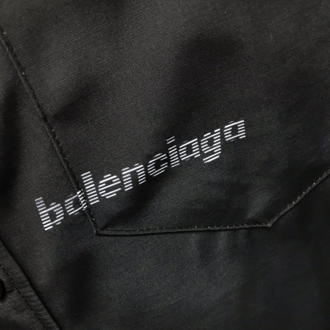 Balenciaga bullet screen short sleeve shirt